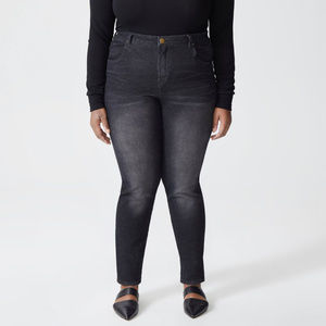 Universal Standard Distressed Black Jeans Sz 18